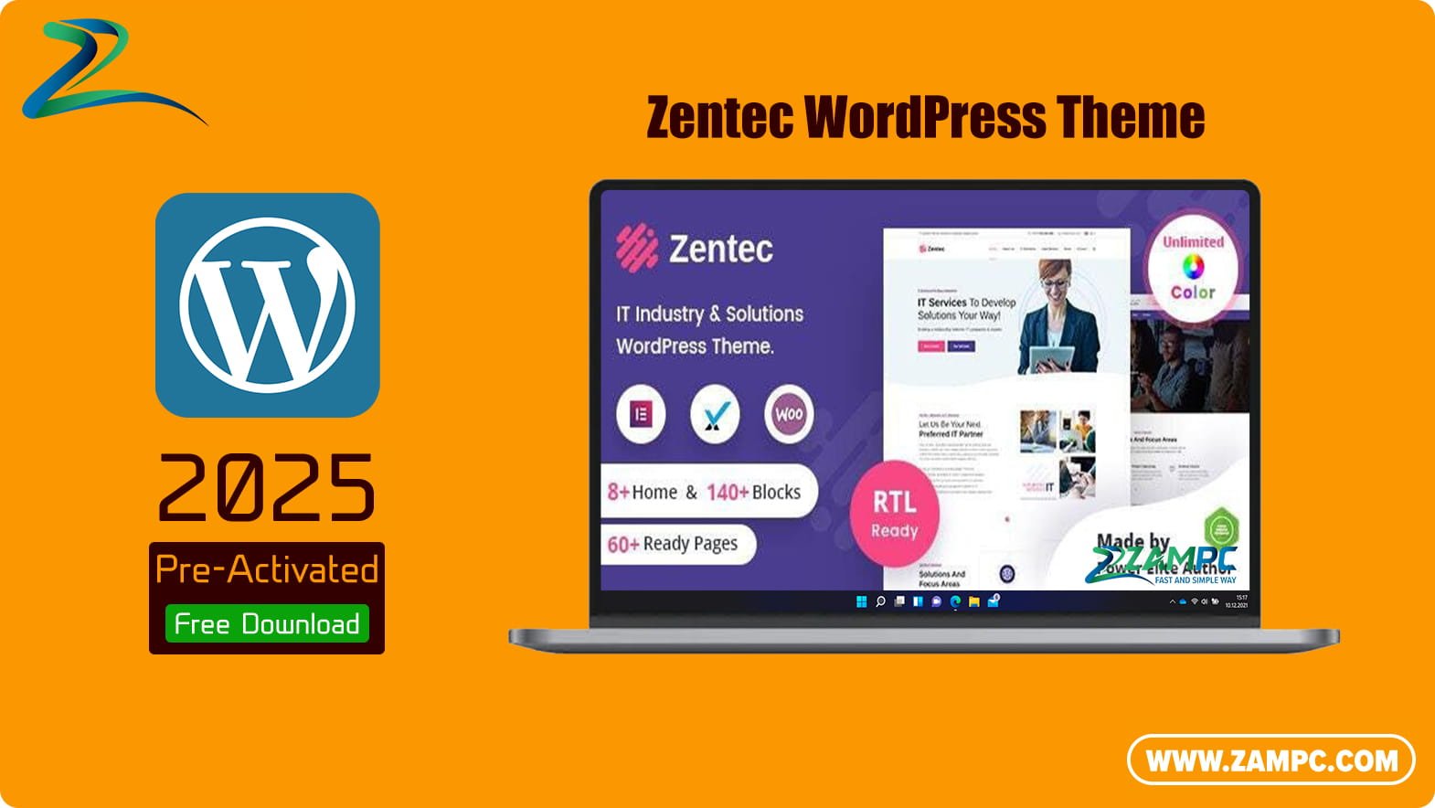 Zentec WordPress Theme ZamPC