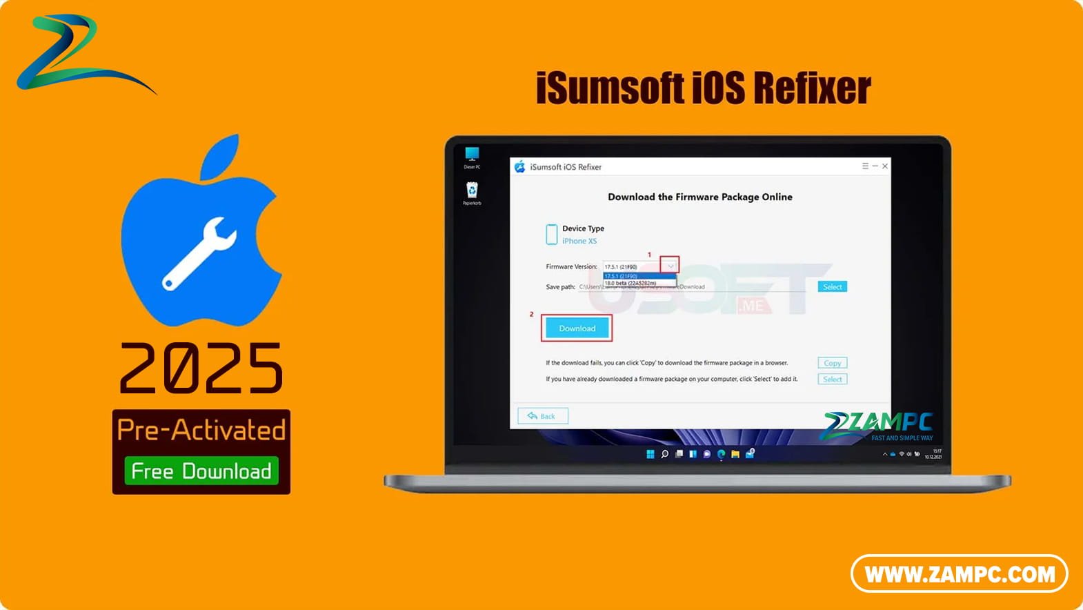 iSumsoft iOS Refixer ZamPC