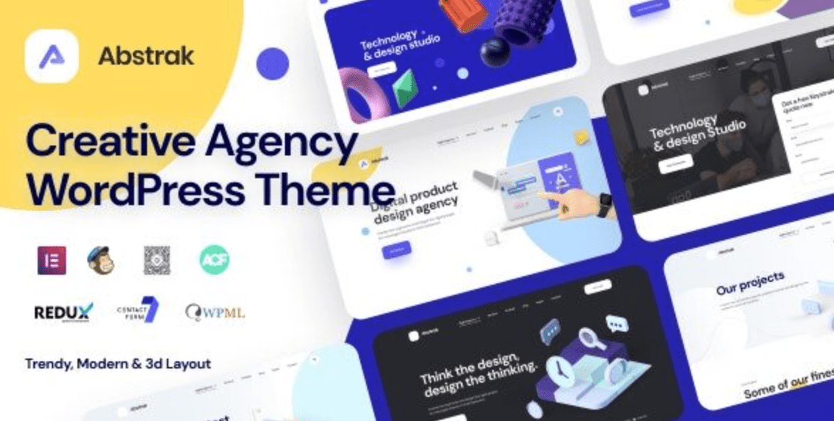 Abstrak WordPress Theme
