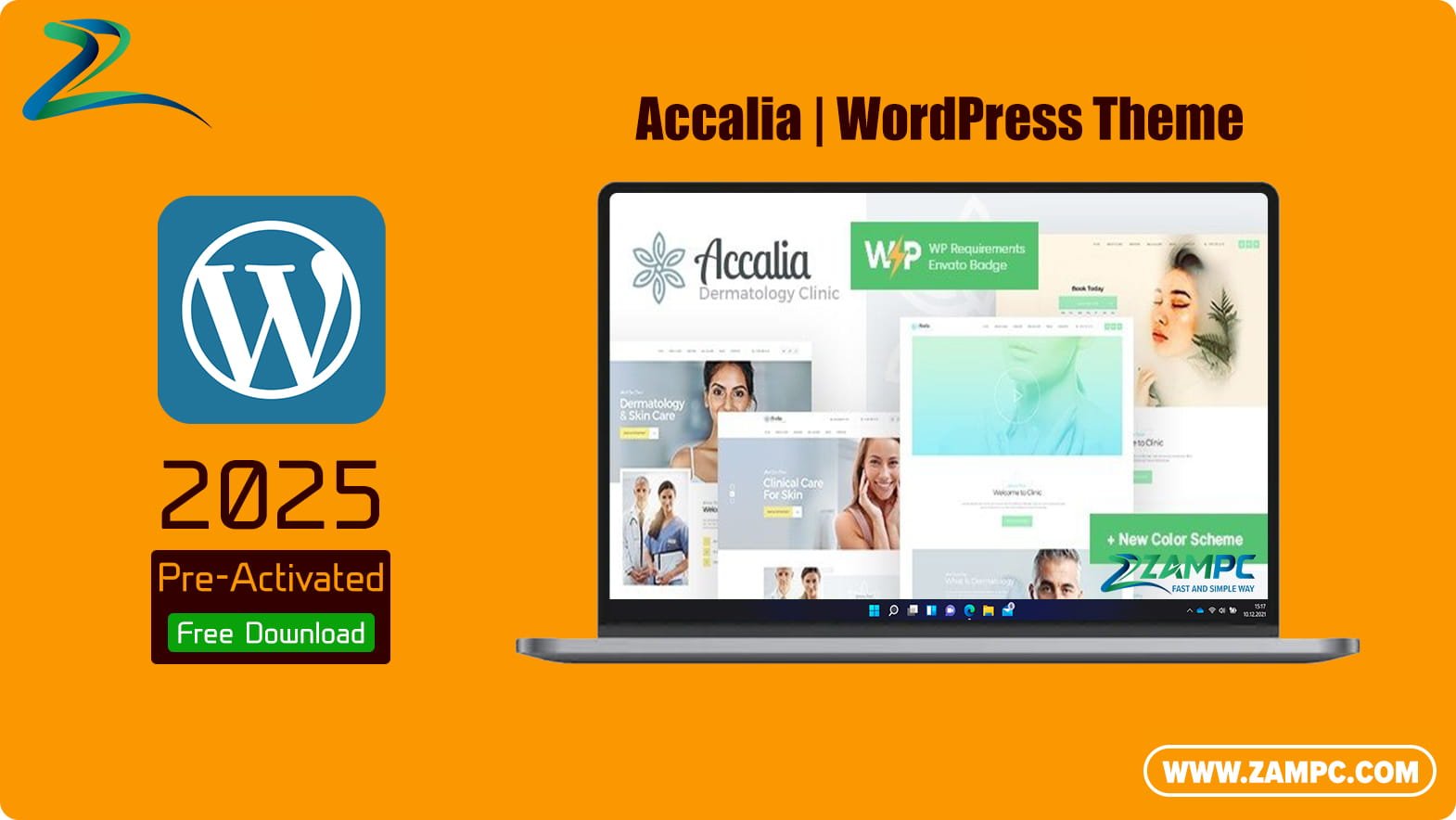 Accalia WordPress Theme ZamPC