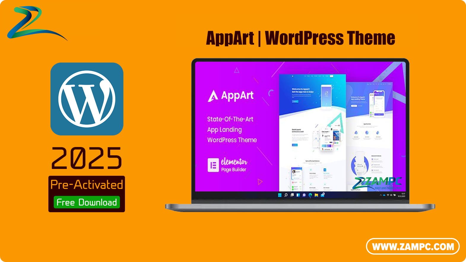 AppArt WordPress Theme ZamPC