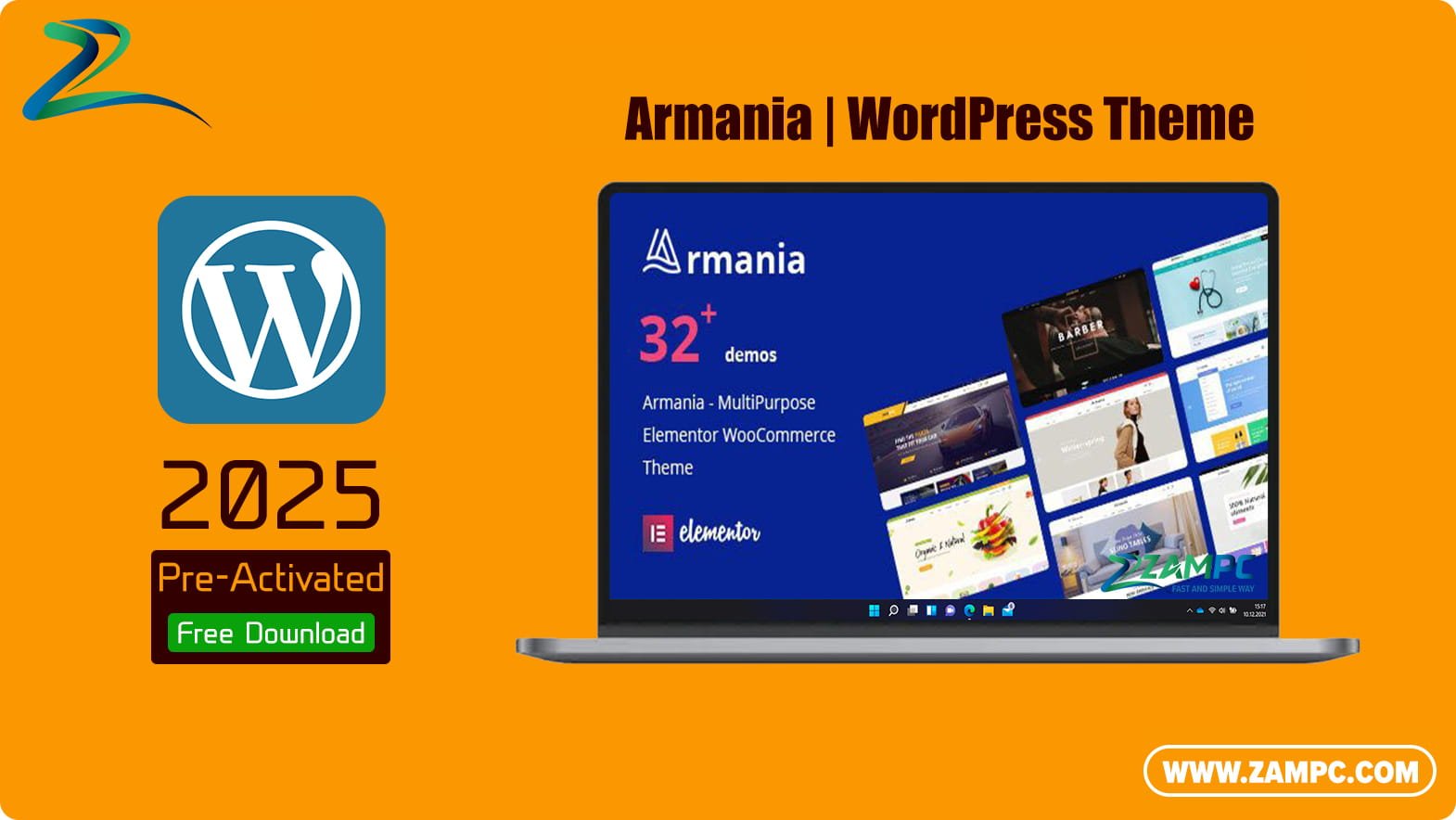 Armania WordPress Theme ZamPC