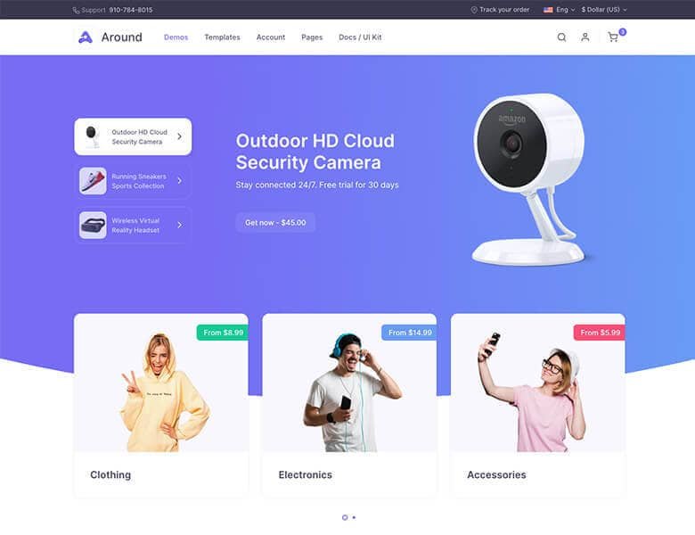 Around WordPress Theme