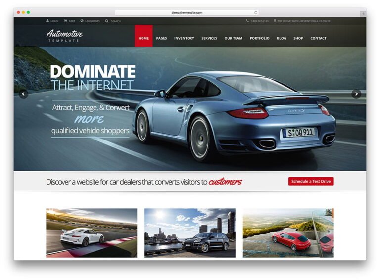 Automotive WordPress Theme