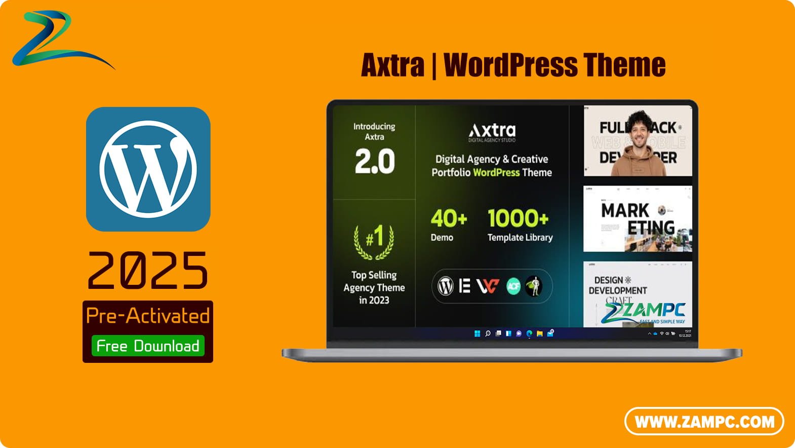 Axtra WordPress Theme ZamPC