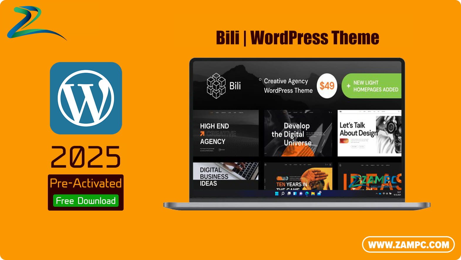 Bili WordPress Theme ZamPC