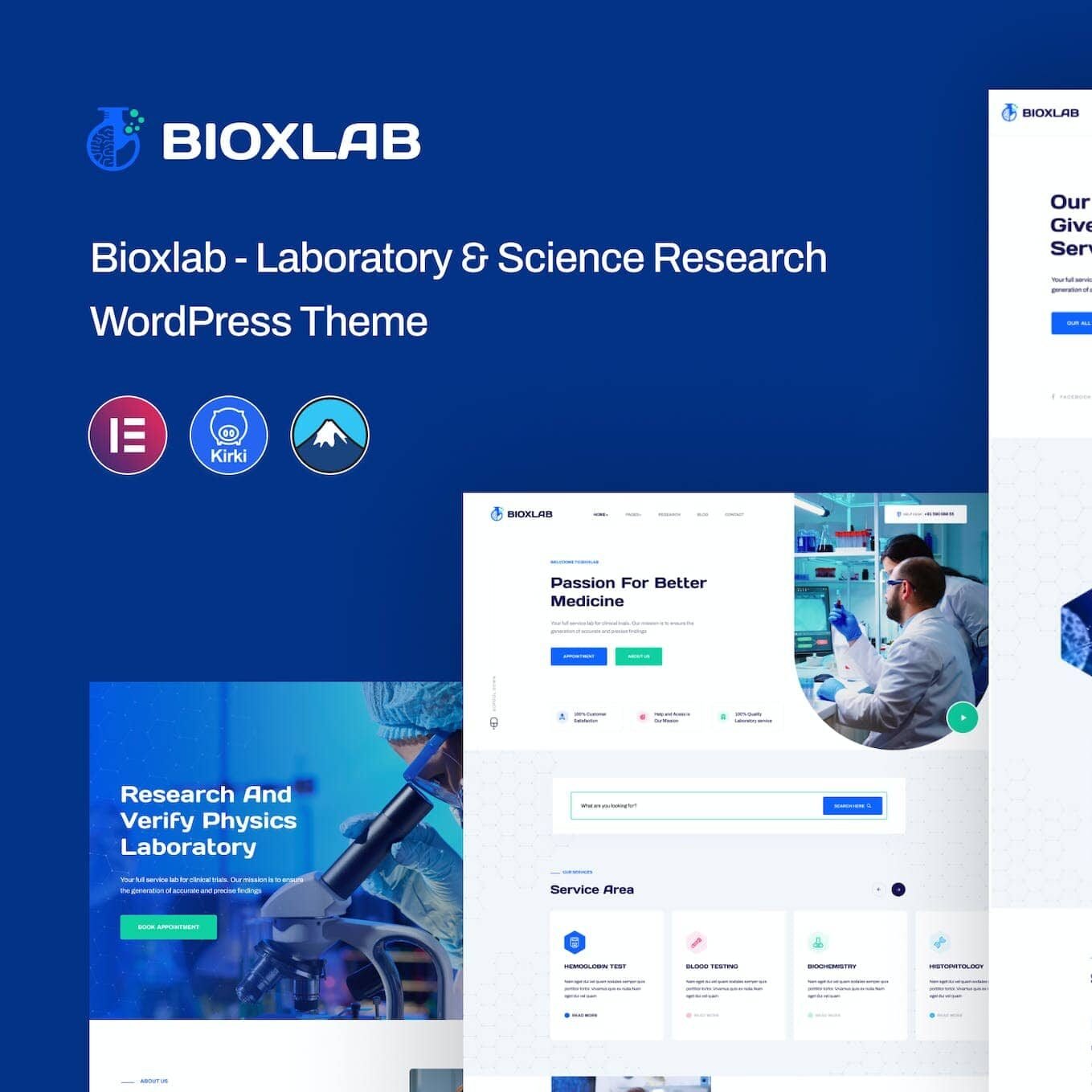 Bioxlab WordPress Theme
