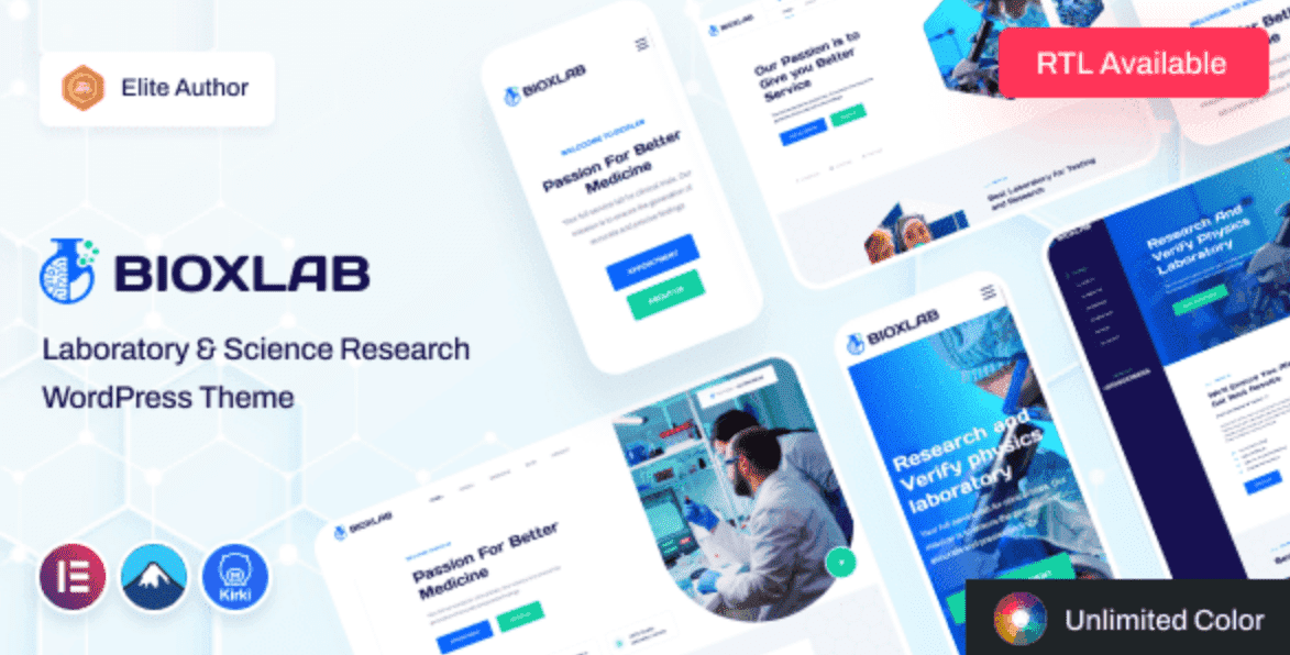 Bioxlab WordPress Theme