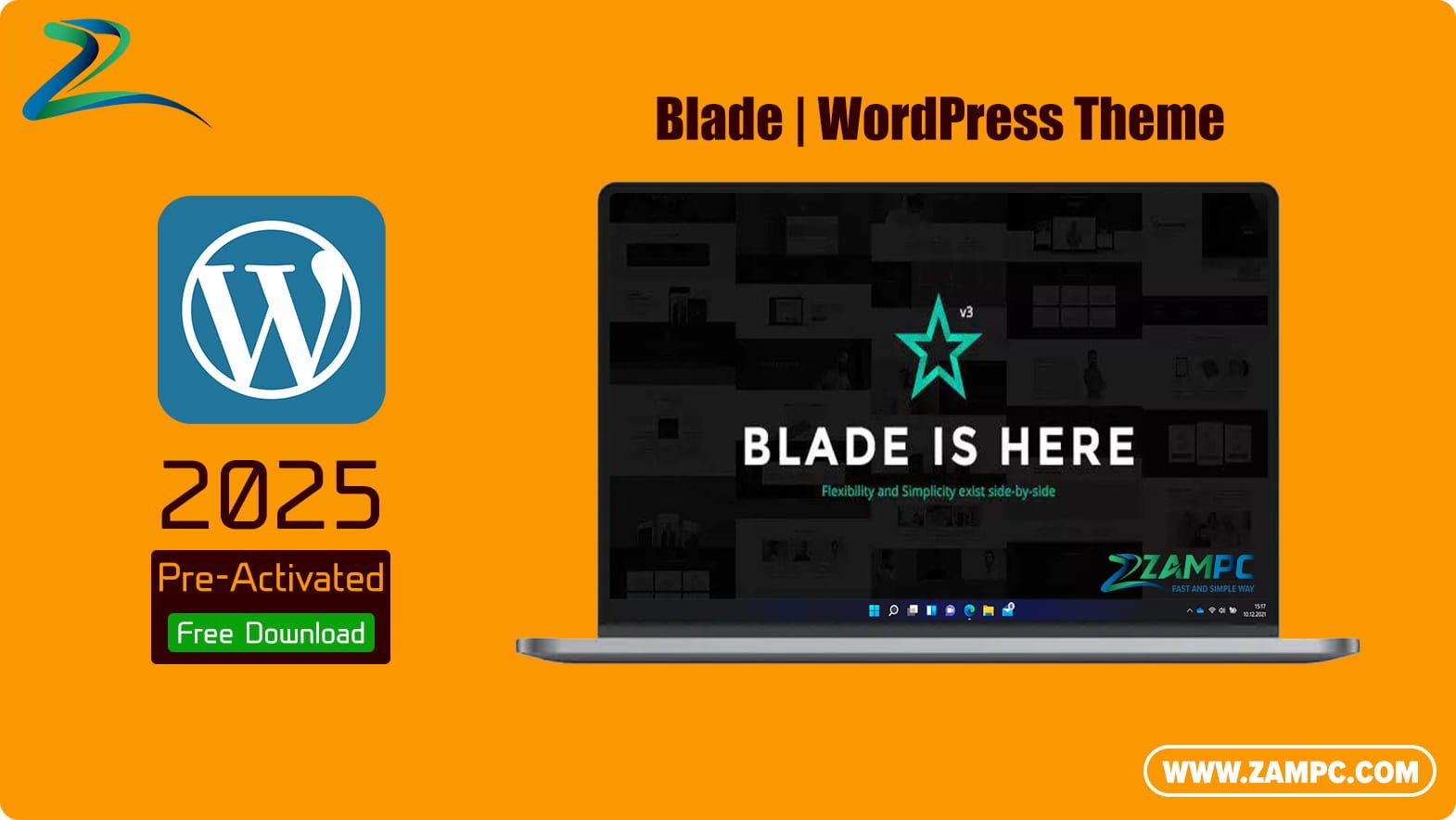 Blade WordPress Theme ZamPC