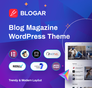 Blogar WordPress Theme