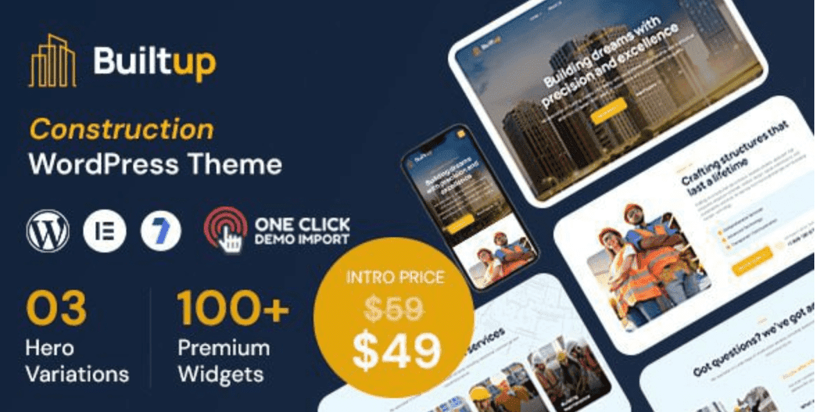Builtup Construction Company Theme