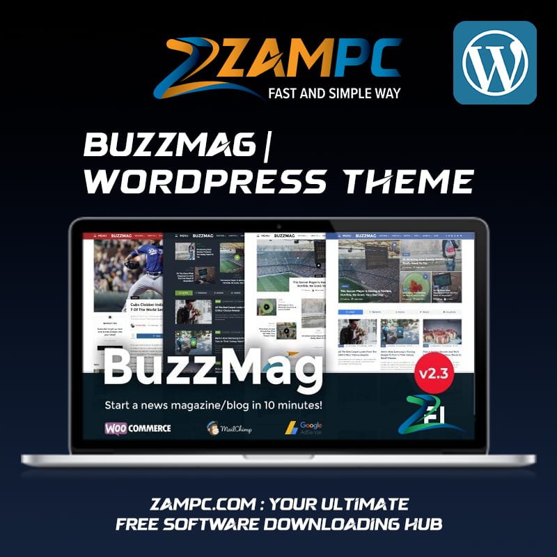 BuzzMag WordPress Theme ZamPC