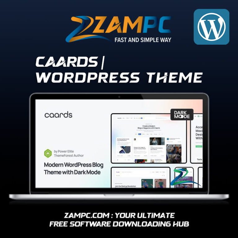 Caards WordPress Theme ZamPC