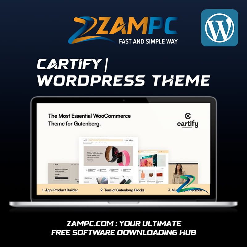 Cartify WordPress Theme ZamPC