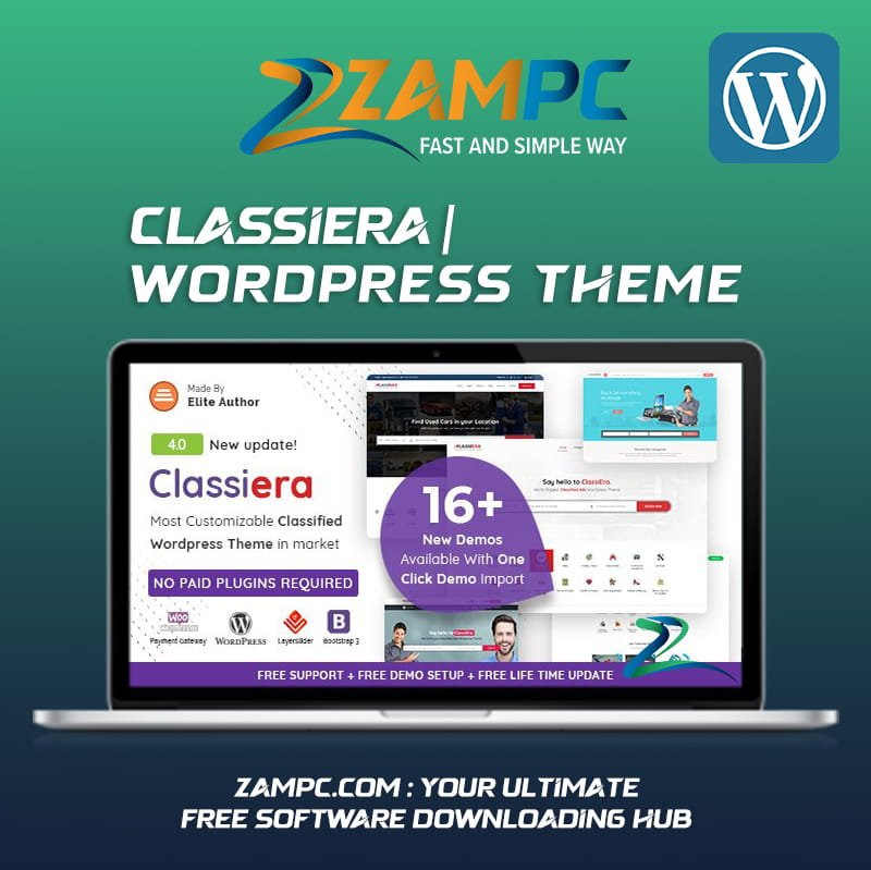 Classiera WordPress Theme ZamPC