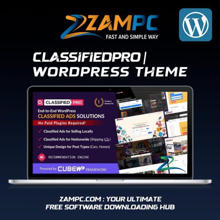 ClassifiedPro WordPress Theme ZamPC
