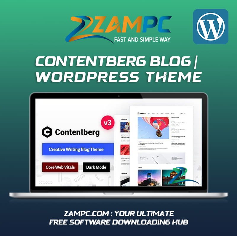 Contentberg Blog WordPress Theme ZamPC