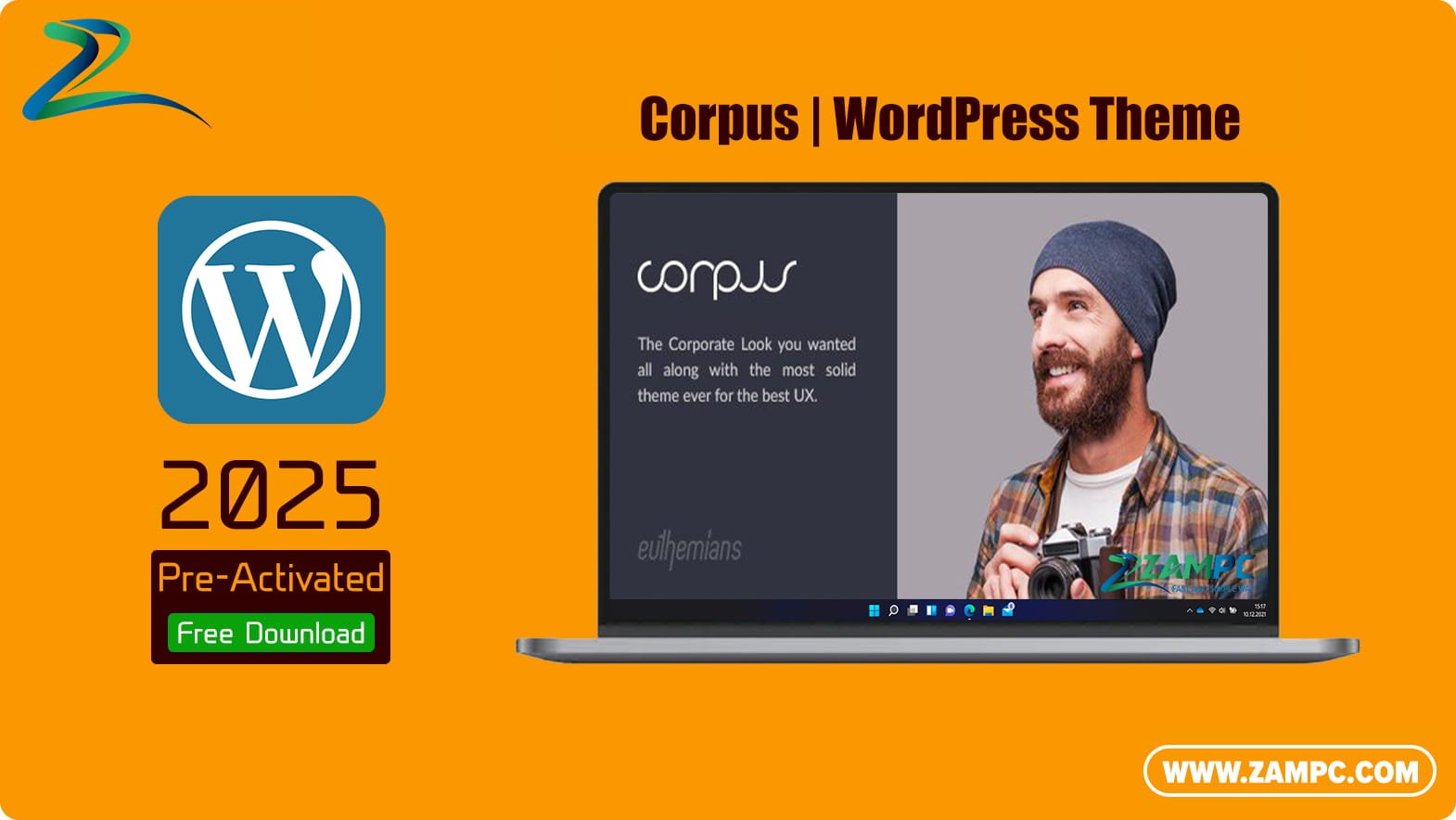 Corpus WordPress Theme ZamPC