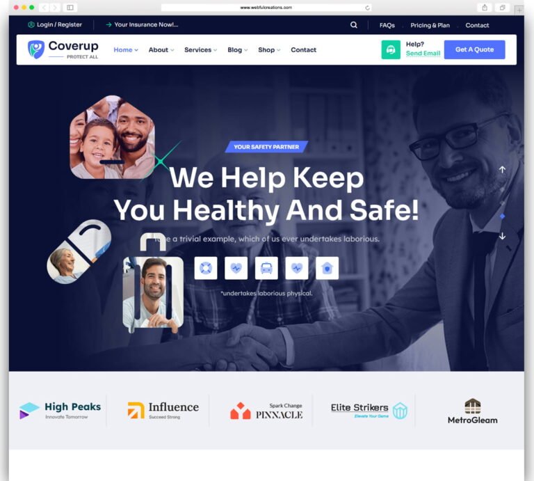 CoverUp WordPress Theme logo