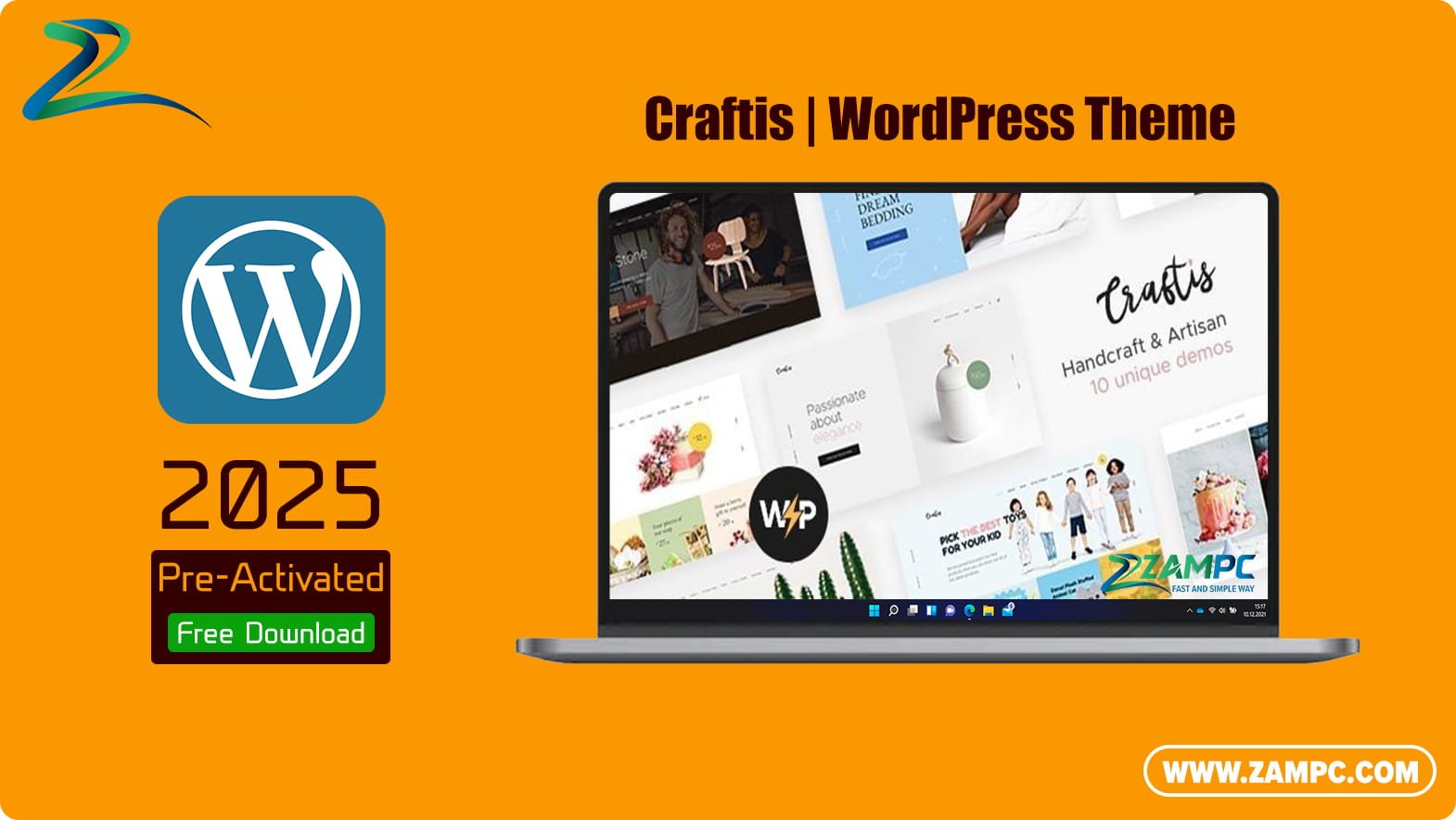Craftis WordPress Theme ZamPC
