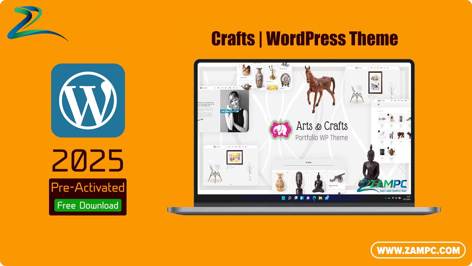 Crafts WordPress Theme ZamPC