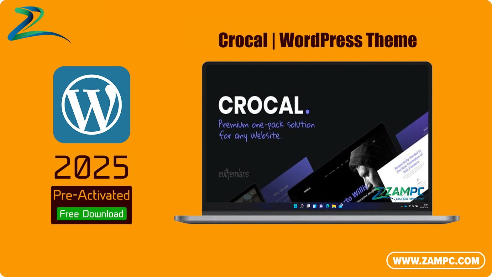 Crocal WordPress Theme ZamPC