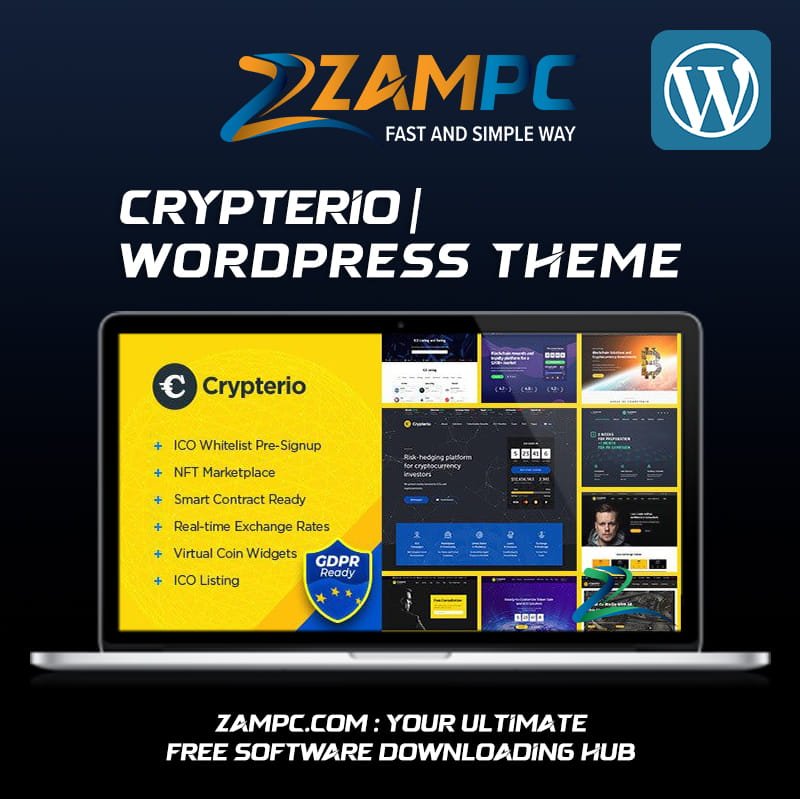 Crypterio WordPress Theme ZamPC