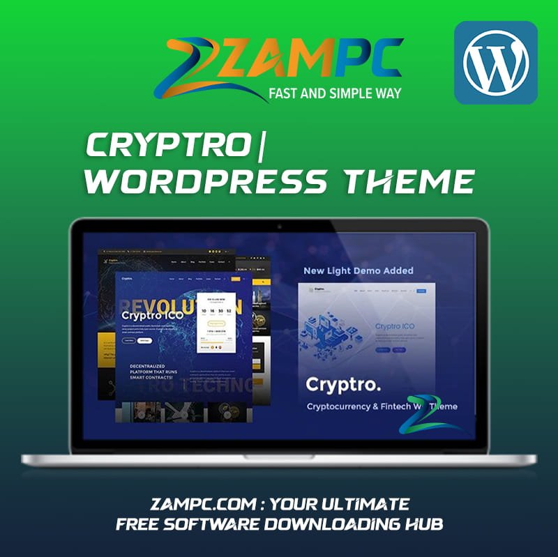 Cryptro WordPress Theme ZamPC