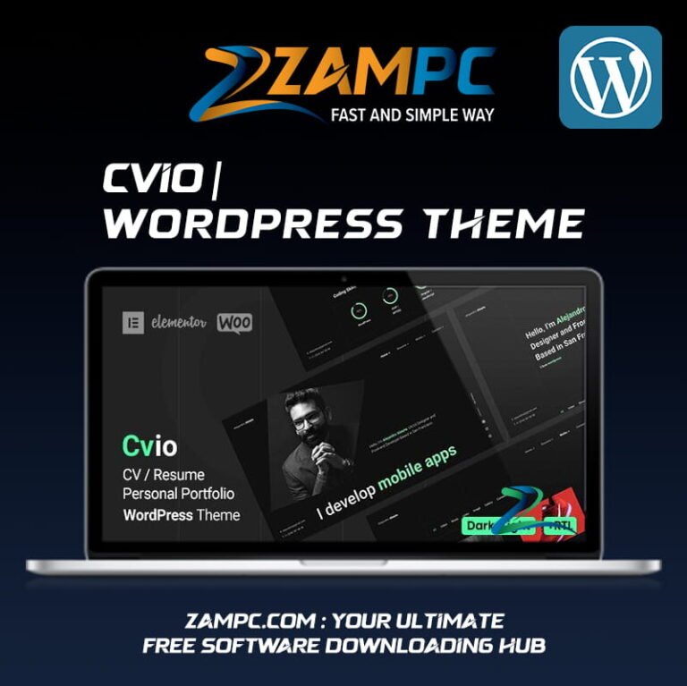 Cvio WordPress Theme ZamPC