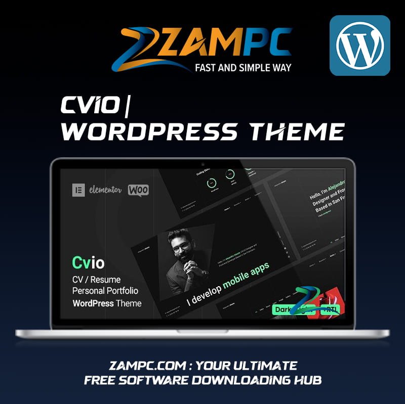 Cvio WordPress Theme ZamPC