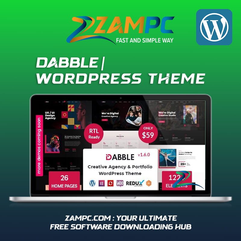 Dabble WordPress Theme ZamPC