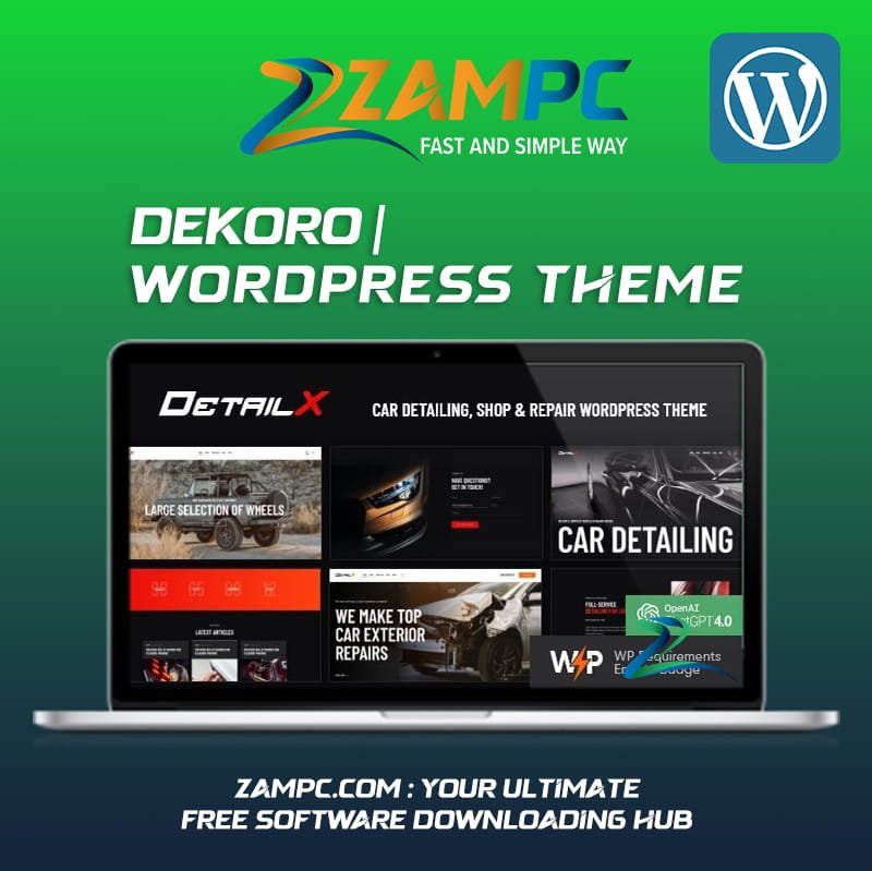Dekoro WordPress Theme ZamPC