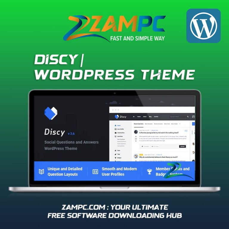 Discy WordPress Theme ZamPC