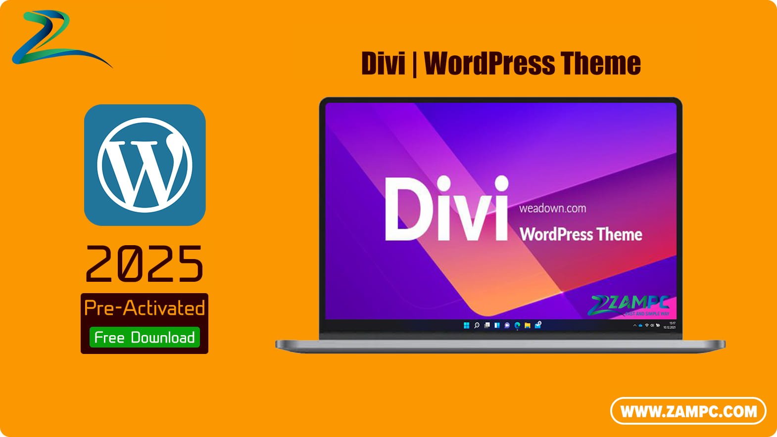 Divi WordPress Theme ZamPC