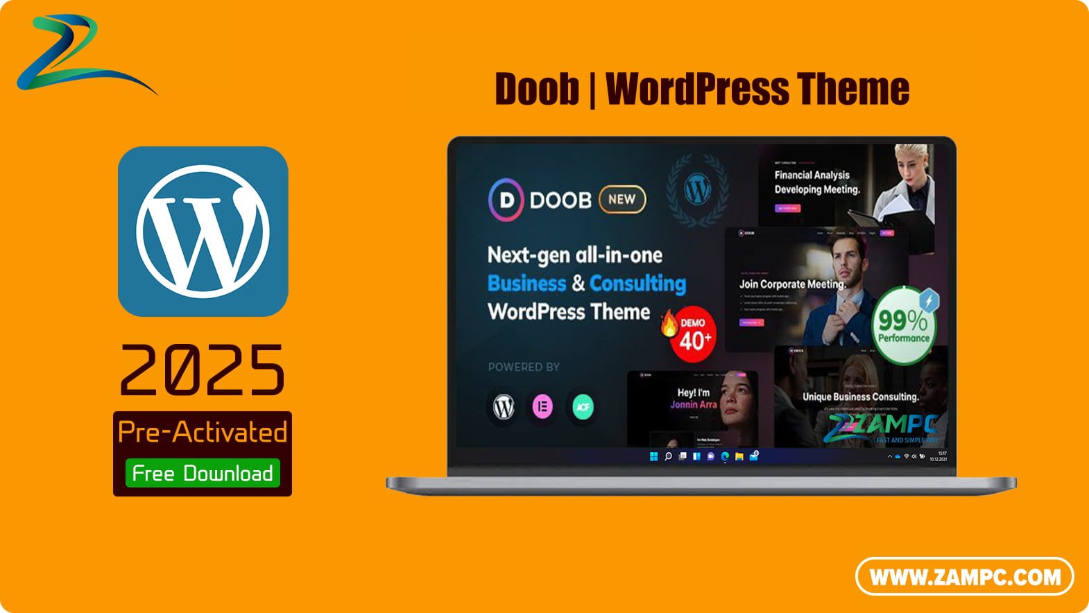 Doob WordPress Theme ZamPC