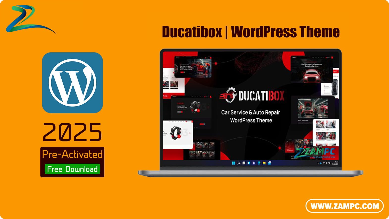 Ducatibox WordPress Theme ZamPC