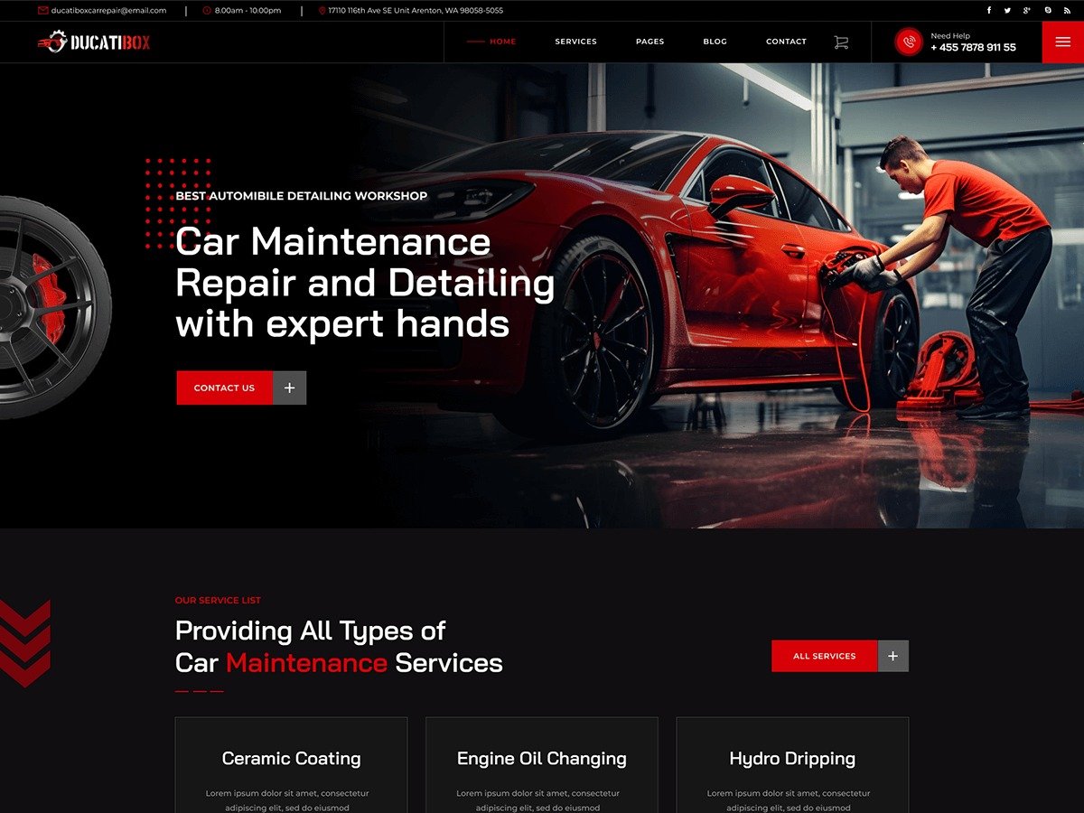Ducatibox WordPress Theme ZamPC