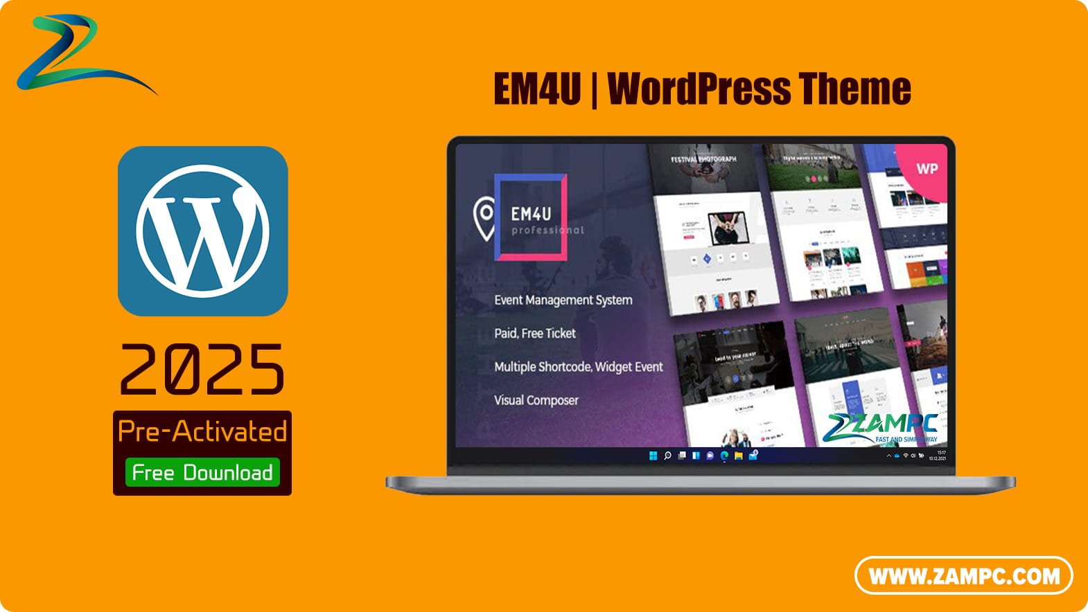 EM4U WordPress Theme ZamPC