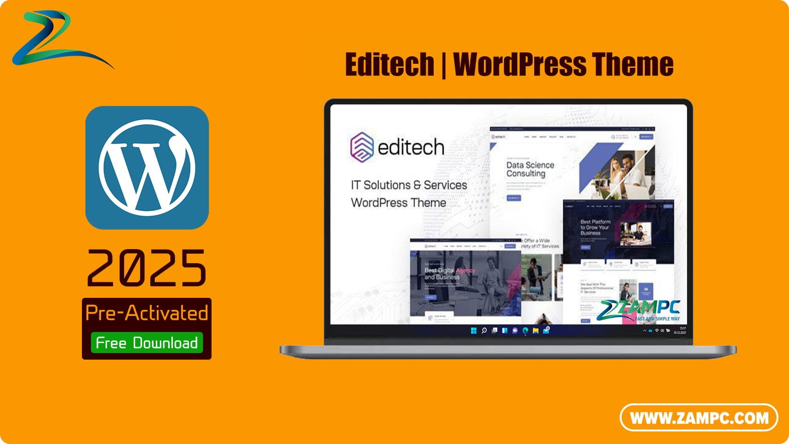 Editech WordPress Theme ZamPC