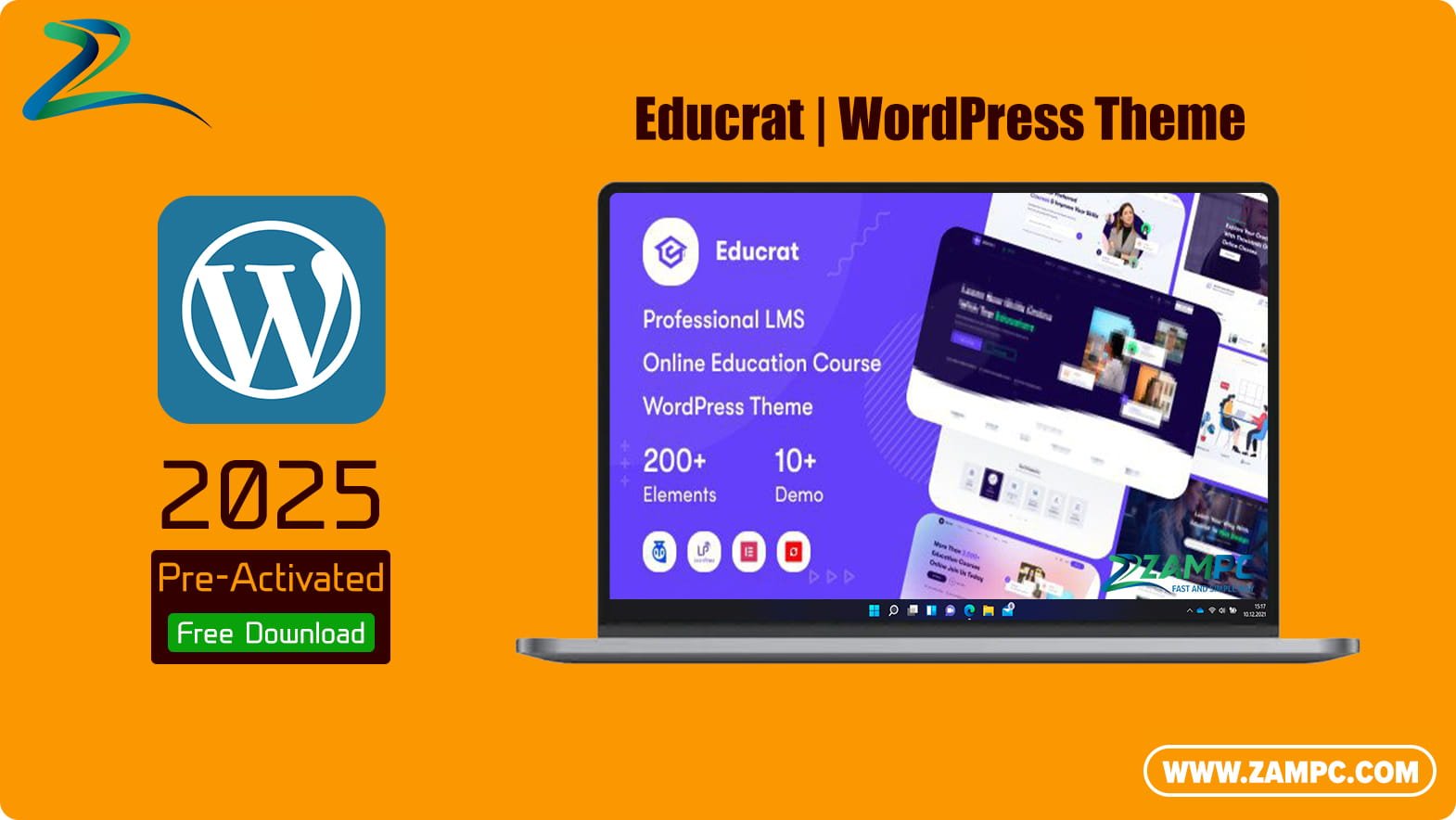 Educrat WordPress Theme ZamPC