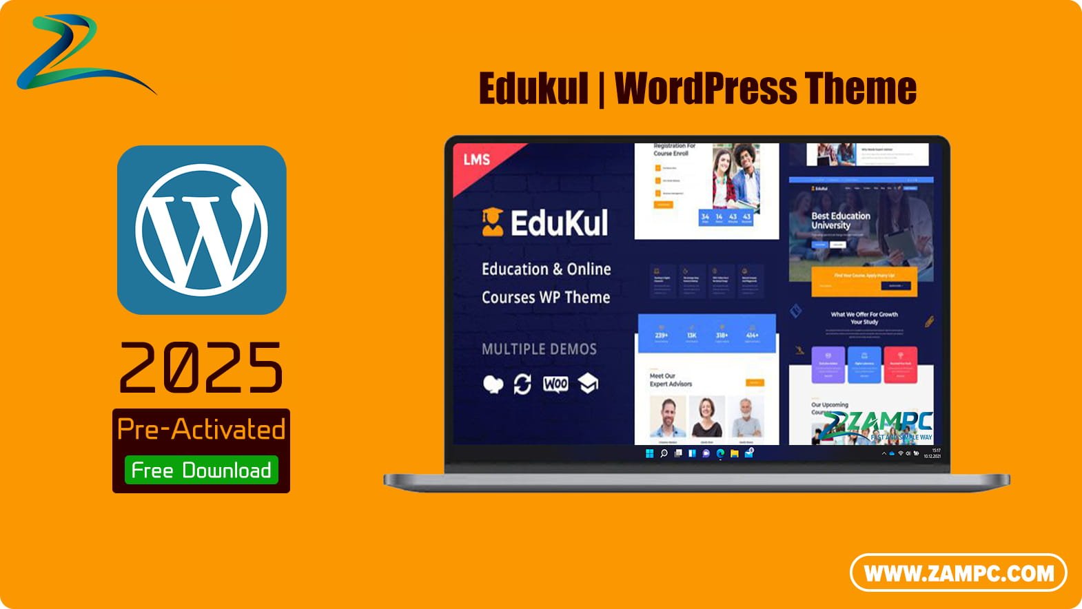 Edukul WordPress Theme ZamPC