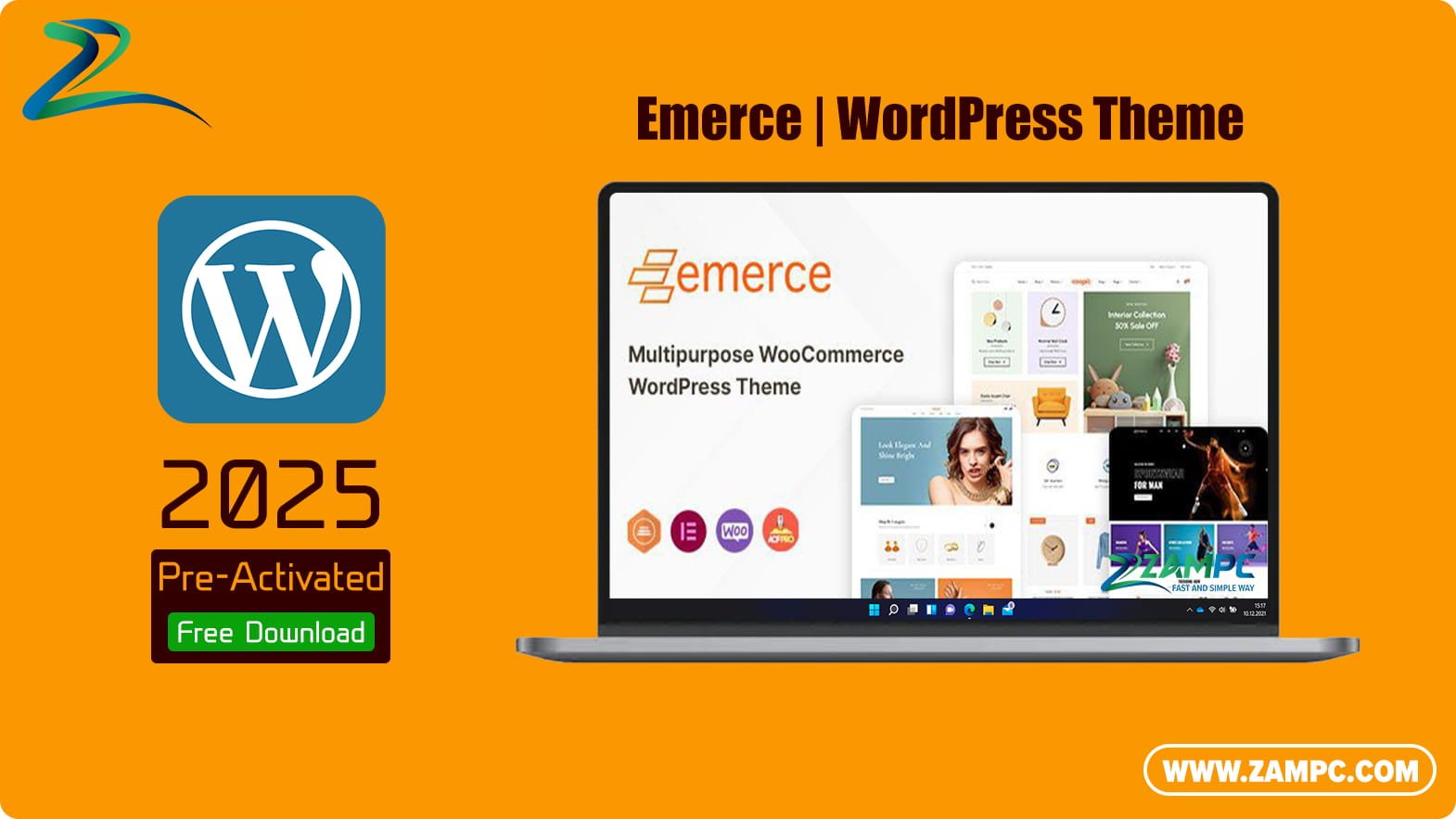 Emerce WordPress Theme ZamPC