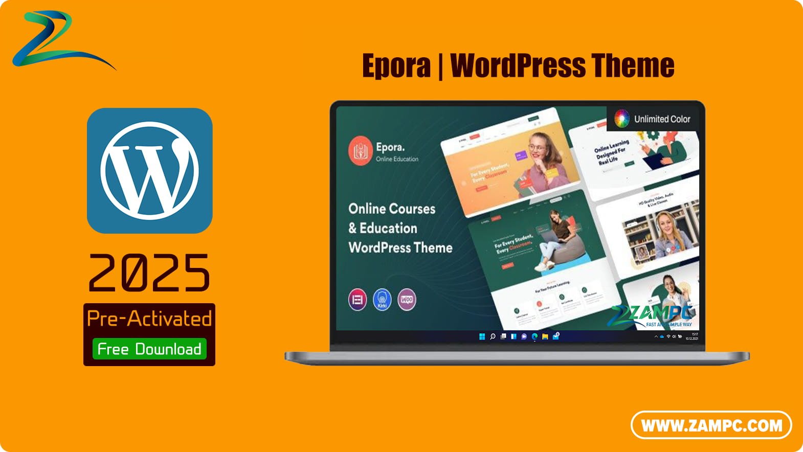 Epora WordPress Theme ZamPC