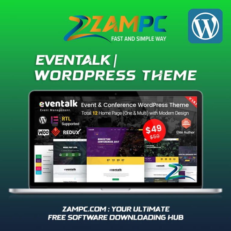EvenTalk WordPress Theme ZamPC