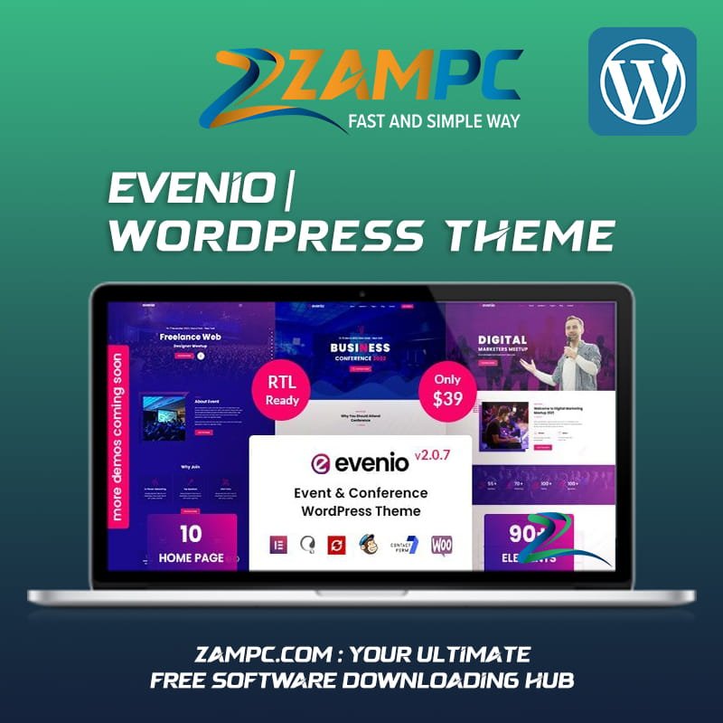Evenio WordPress Theme ZamPC