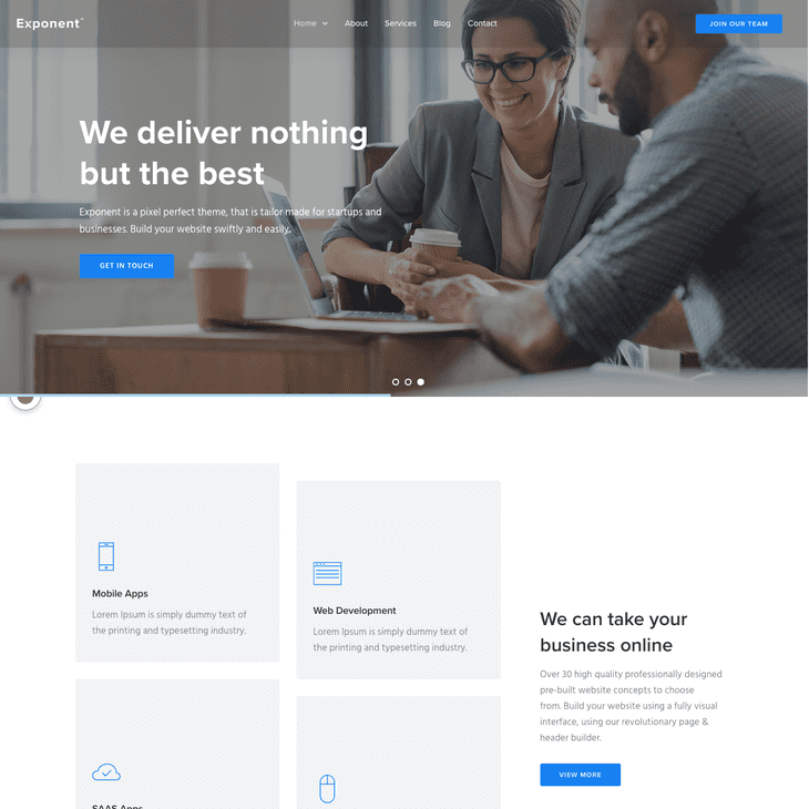 Exponent WordPress Theme
