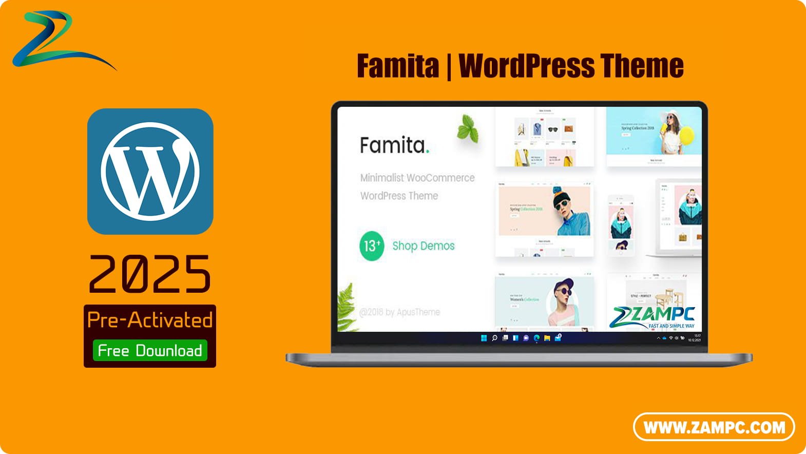 Famita WordPress Theme ZamPC
