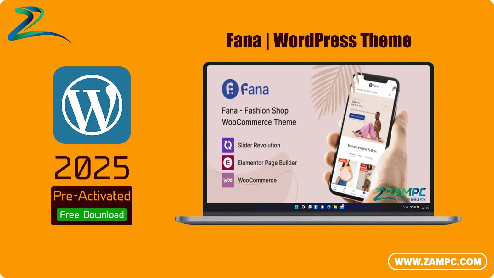 Fana WordPress Theme ZamPC