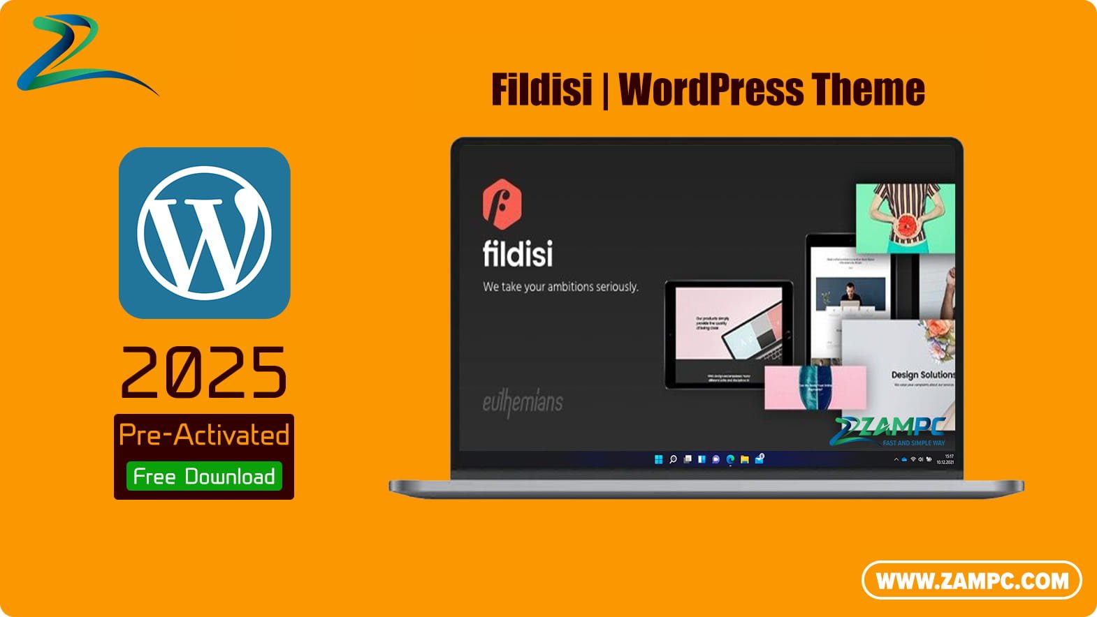 Fildisi WordPress Theme ZamPC