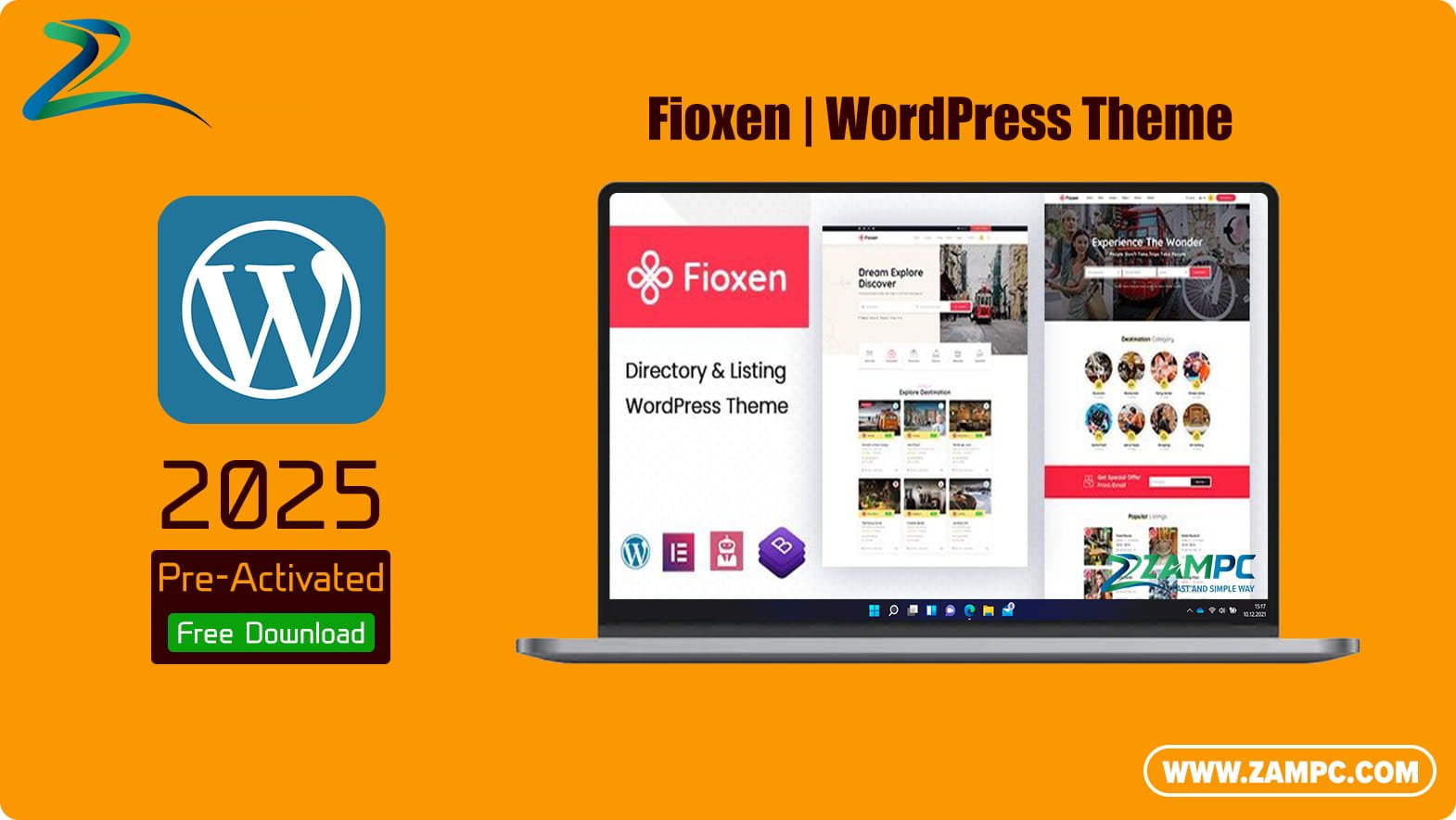 Fioxen WordPress Theme ZamPC